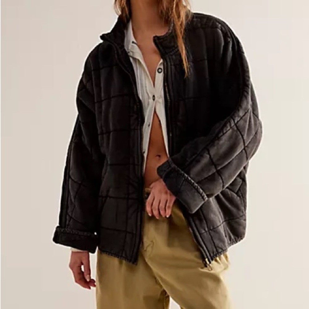 Free People Dolman Quilted Jacket